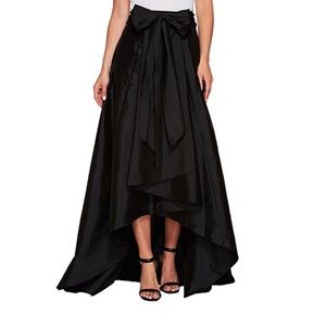 Adrianna Papell High Low Bow Tie Skirt NWT
